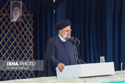 سخنرانی رییس جمهور در مراسم ۲۲ بهمن آغاز شد