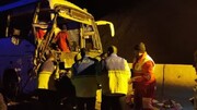 تصادف اتوبوس زائران عراقی در ایران  / ۳۱ نفر مصدوم شدند