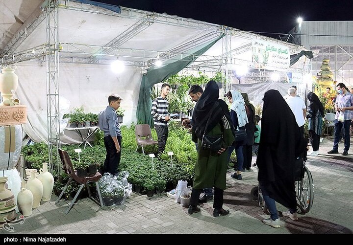 نمایشگاه گل و گیاه در بابل برگزار شد