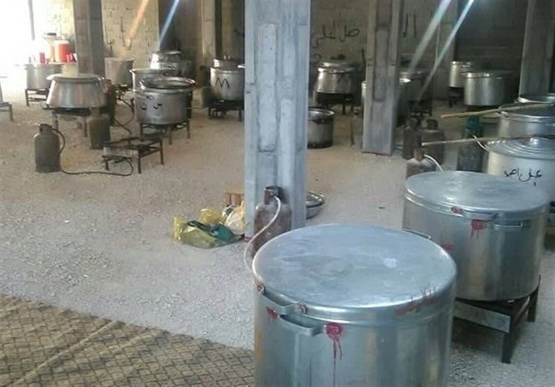 ۱۰ هزار پرس غذای نذری در جنوب استان بوشهر پخته شد + تصویر