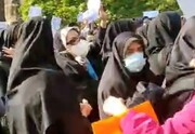 تجمع پرستاران شیراز در اعتراض به وضعیت معیشتی