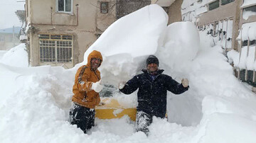 ۱۰ عکس هیجان انگیز از بارش برف در ۱۰ نقطه کشور