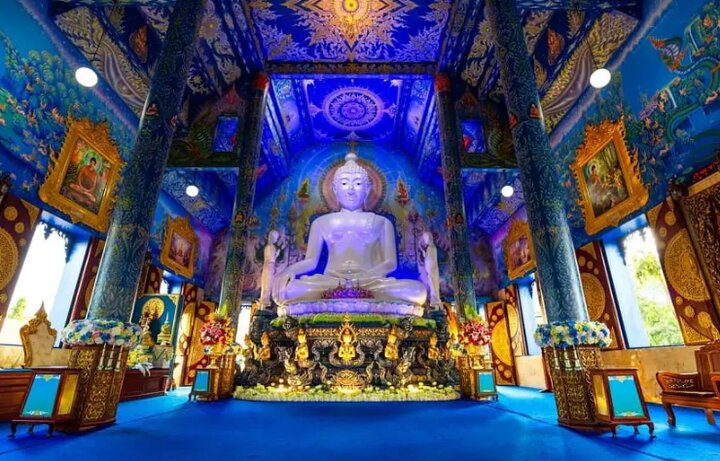 خوش‌رنگ‌ترین معبد بودایی در تایلند