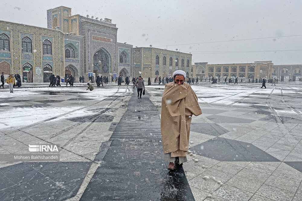 برف در مشهد