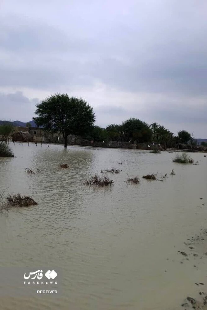 سیستان و بلوچستان را آب برد! + وقوع سیل آب در این شهر ایران / تصاویر