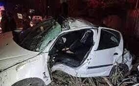 فوری؛ تصادف مرگبار خودرو پژو ۲۰۶ در اتوبان تهران کرج جنب مترو ایرانخودرو + فیلم