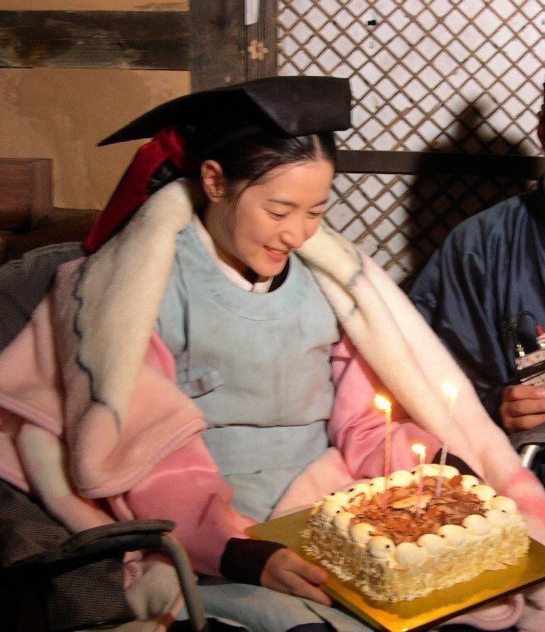 عکسی جالب از تولد یانگوم در سریال جواهری در قصر