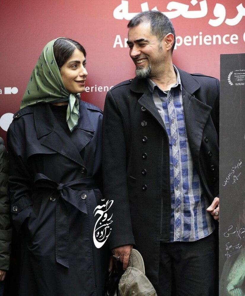 قاب جدید از شهاب حسینی و همسرش در اکران یک فیلم