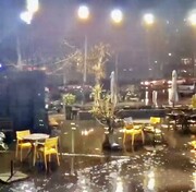 بارش شدید رحمت الهی در این مناطق تهران + فیلم