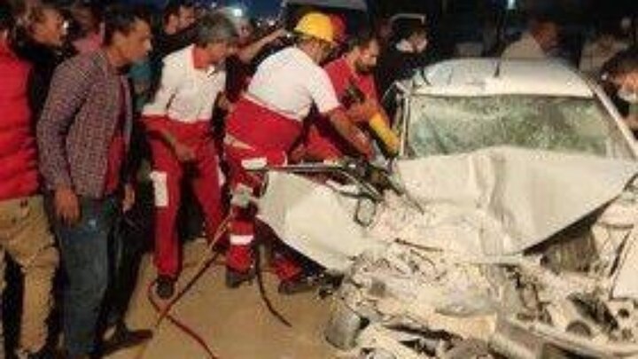 تصادف وحشتناک در آزادراه تهران کرج + ۴ کشته و زخمی