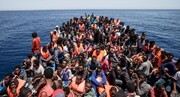 غرق شدن ۶۰ مهاجر غیرقانونی در دریای مدیترانه