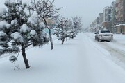 بارش برف در سراسر ایران + ورود سامانه بارشی به کشور
