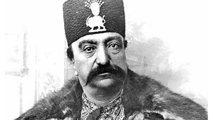تصویری از سفره هفت سین ناصر الدین شاه قاجار