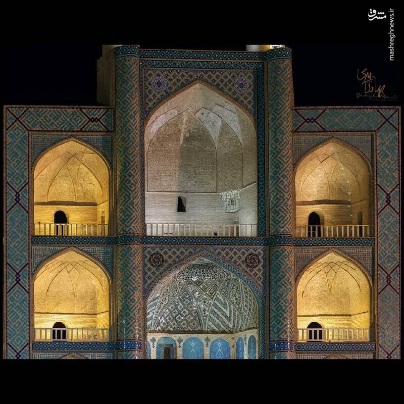 امیرچخماق یزد یکی از آثار زیبا و اعجاب‌انگیز