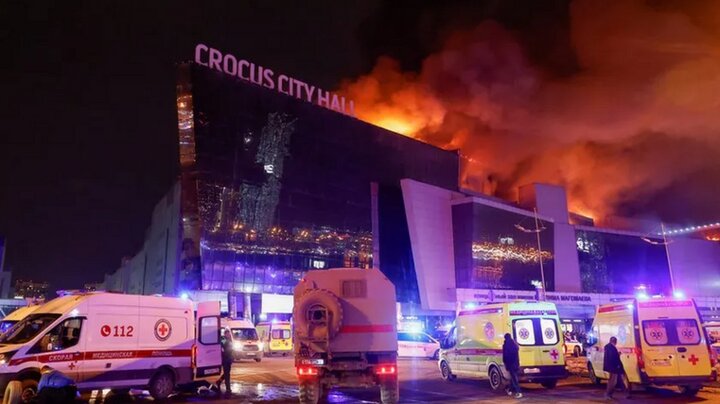 عکس لو رفته از تروریست ها هنگام حمله به شهروندان روسی در تالار کنسرت