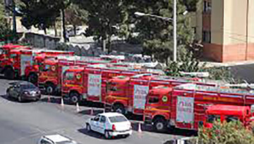 آتش نشانان تهران به حالت آماده باش درآمدند