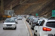 ترافیک شدید در اتوبان تهران - شمال + آخرین وضعیت ترافیکی جاده ها عصر امروز پنجشنبه ۹ فروردین ۱۴۰۳