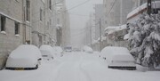 بارش عجیب برف بهاری بعد از تعطیلات نوروز! + فیلم