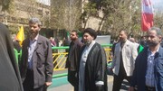 سیدمیثم خامنه‌ای در راهپیمایی روز قدس + عکس