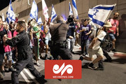 لحظه هولناک زیرگرفتن مخالفان مخالفان نتانیاهو توسط یک خودرو + فیلم