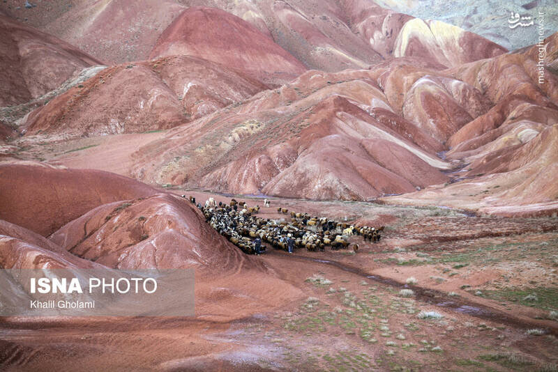 طبیعت تماشایی و رنگارنگ شهر خواجه در آذربایجان شرقی + تصاویر