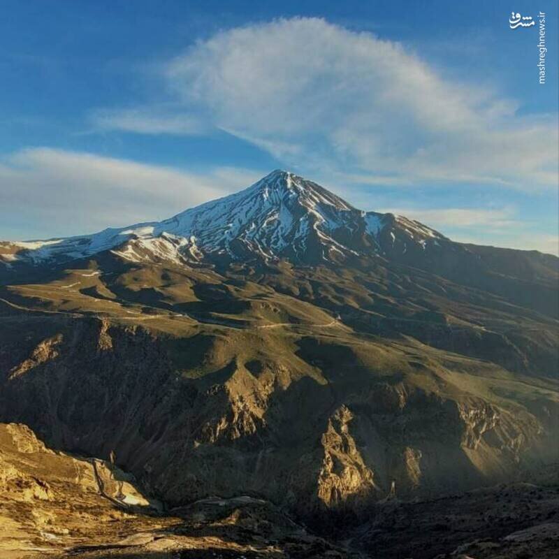 تصویر رویایی از کوه دماوند که با دیدنش حیرت می کنید!