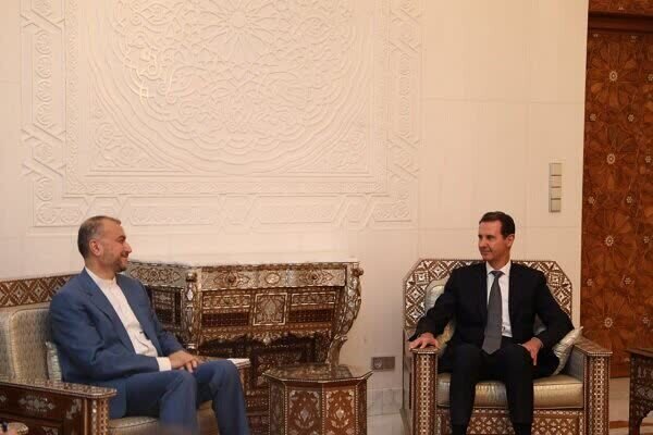 دیدار امیرعبداللهیان با بشار اسد در دمشق