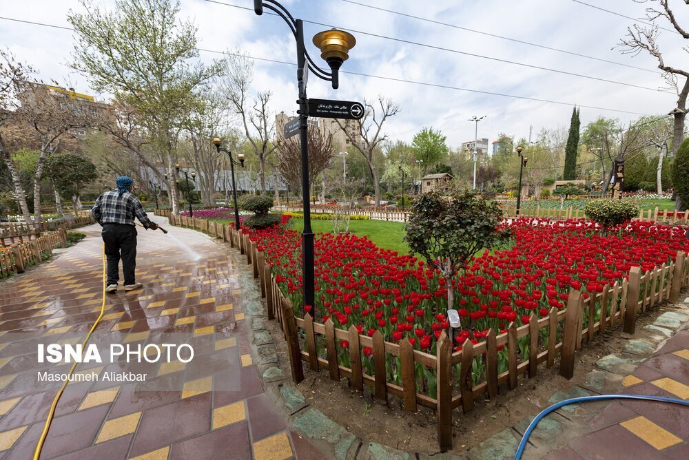 باغ گل جشنواره لاله‌های کرج