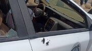 حمله تروریستی به خودروهای نیروهای انتظامی در سیستان و بلوچستان / فیلم