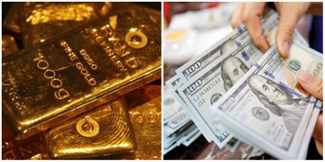 کاهش دوباره قیمت دلار و طلا در بازار + جدول قیمت