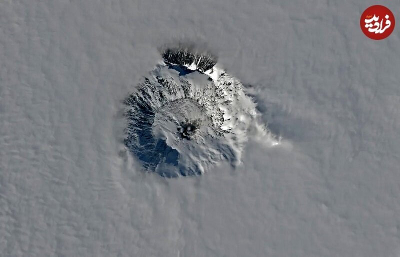 آتشفشانی در قطب جنوب که «طلا» از آن فوران می‌کند