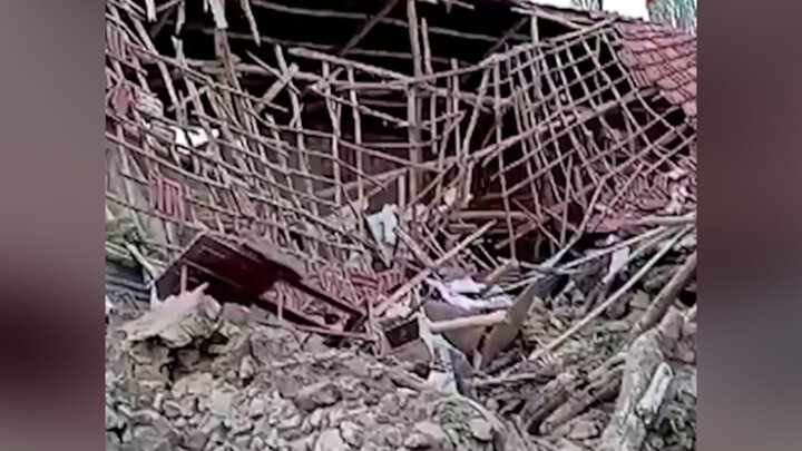 خسارت شدید درپی زمین لرزه ۵.۶ ریشتری در شمال ترکیه + فیلم