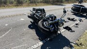 مرگ دردناک یک موتورسوار در برخورد با یک بُز وحشی / فیلم