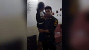 به دار آویختن دختربچه ۵ ساله توسط پدر معتادش + فیلم