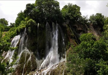 فیلم حیرت انگیز از آبشار بیشه در لرستان
