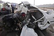 فیلم هولناک از لحظه مرگ دلخراش  سه راننده درپی چپ کردن ۳ خودرو شوتی در جاده یاسوج - اصفهان