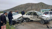 کشته و زخمی شدن ۷ نفر در پی تصادف در خراسان شمالی