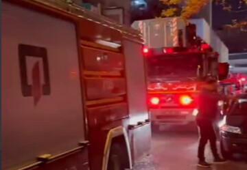 اولین فیلم آتش‌سوزی در هتل پارسیان کوثر