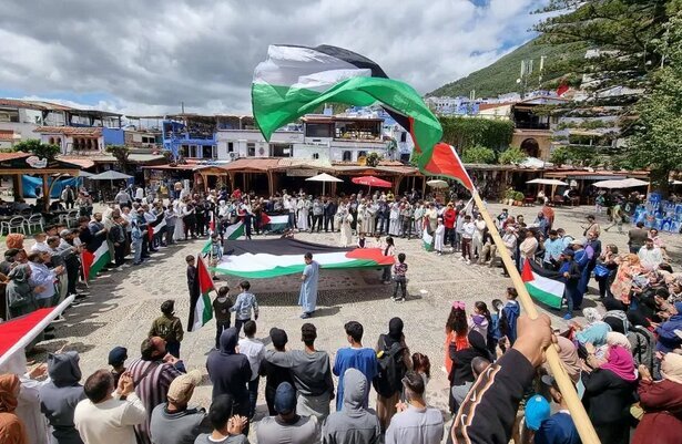 راهپیمایی در کشورهای عربی و غربی در حمایت از غزه