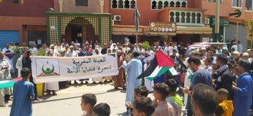 راهپیمایی در کشورهای عربی و غربی در حمایت از غزه