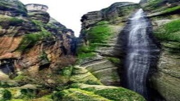 آبشار زیبای داله‌لان در  نورآباد + فیلم