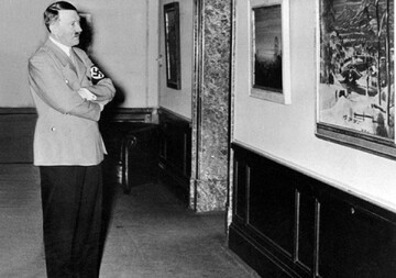 نقاشی های کشیده شده توسط هیتلر که در تهران نگهداری می شود + عکس