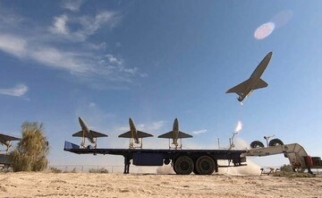 لحظه شلیک موشک‌های کروز مقاومت عراق به سمت بئرالسبع و تل‌آویو در اسرائیل + فیلم
