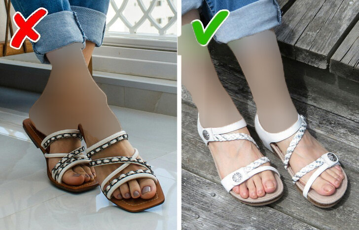 صندل های بدون بند پشتی