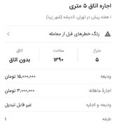 افزایش اجاره اتاق‌های ۱۰ متری در تهران