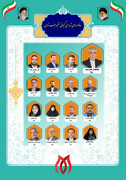 لیست انتخاباتی خانواده های شهدای گیلانی مقیم جنوب تهران منتشر شد