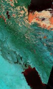 عکس جدید ناسا از وضعیت آب و هوای ایران