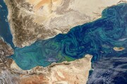 عکس زیبای ناسا از تنگه هرمز و دریای عمان