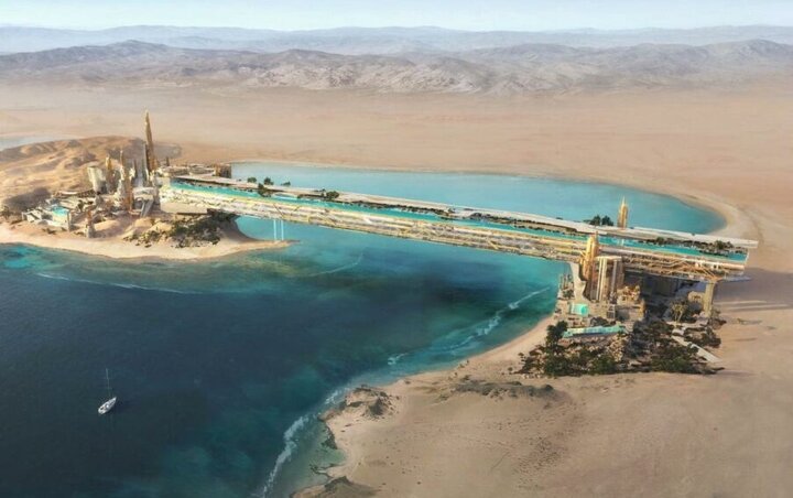 ساخت طولانیترین استخر معلق جهان در عربستان