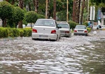 تبدیل خیابان‌های مشهد به استخر روباز + فیلم